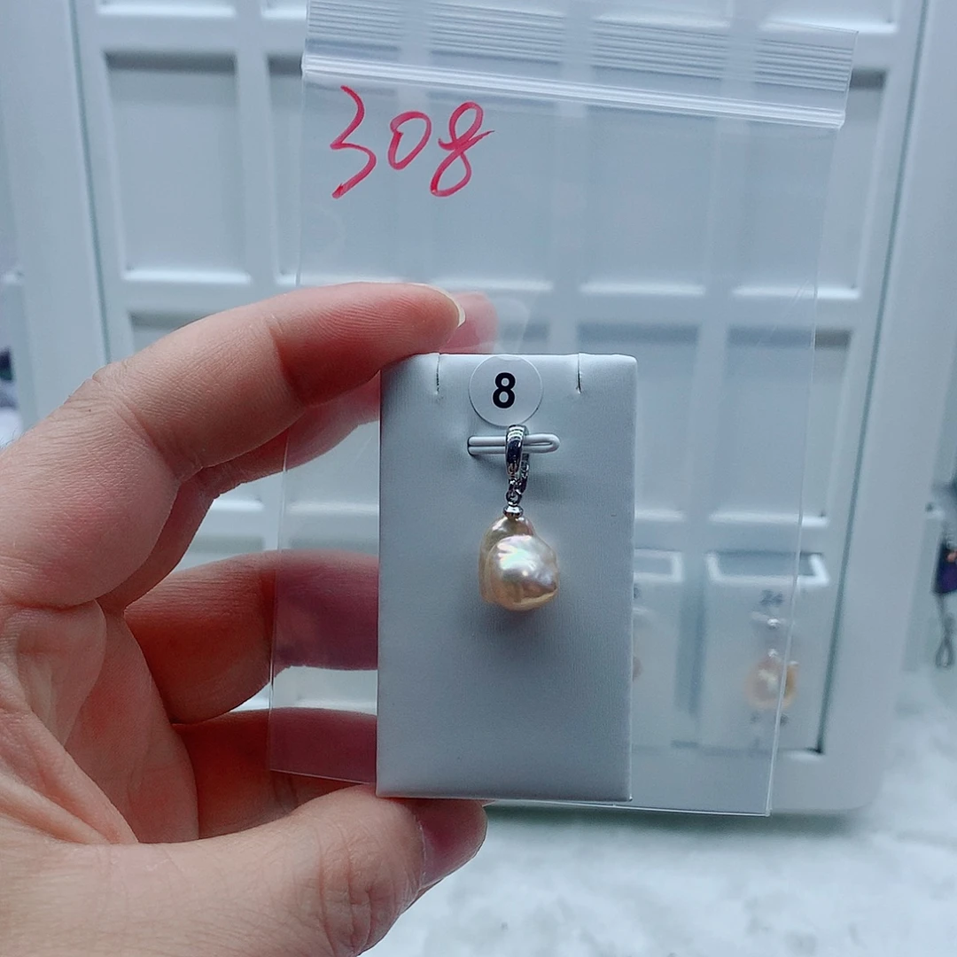 淡水珍珠吊坠(不含链)合金