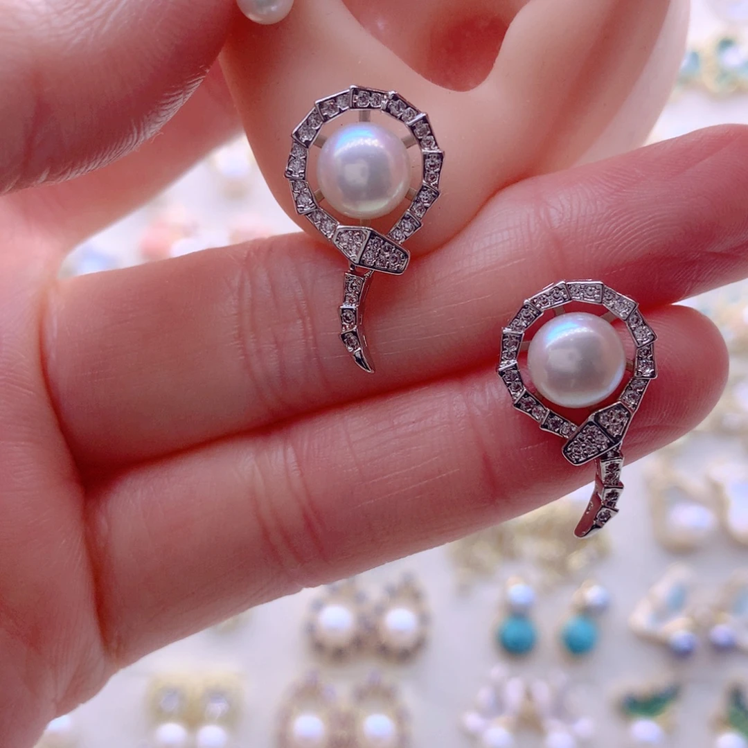 耳饰淡水珍珠合金