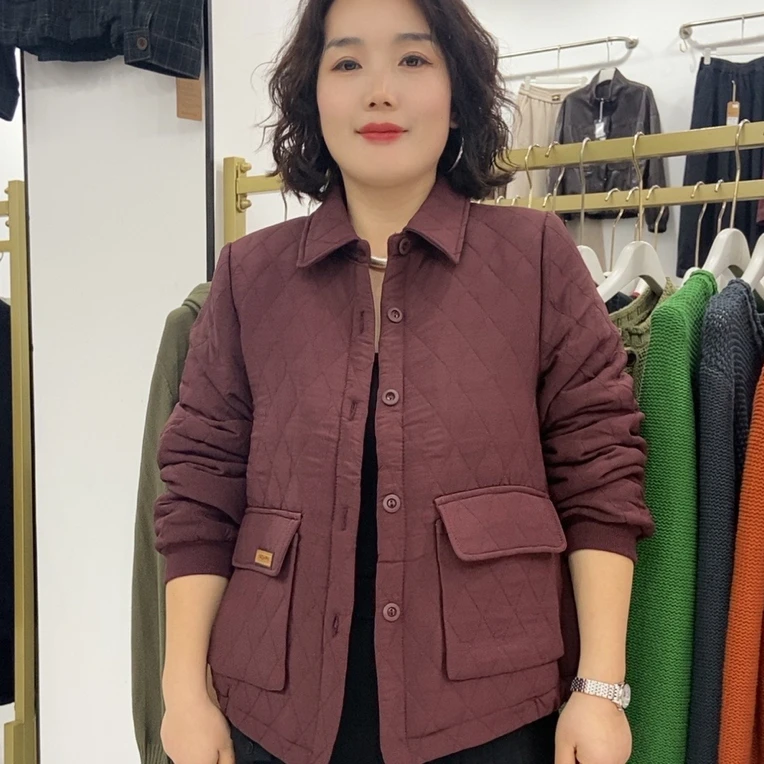 66高品质加厚加绒宽松休闲百搭外套