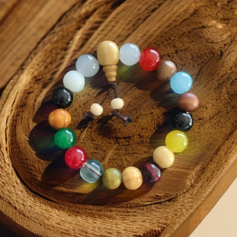 十八籽手串 颜色鲜亮