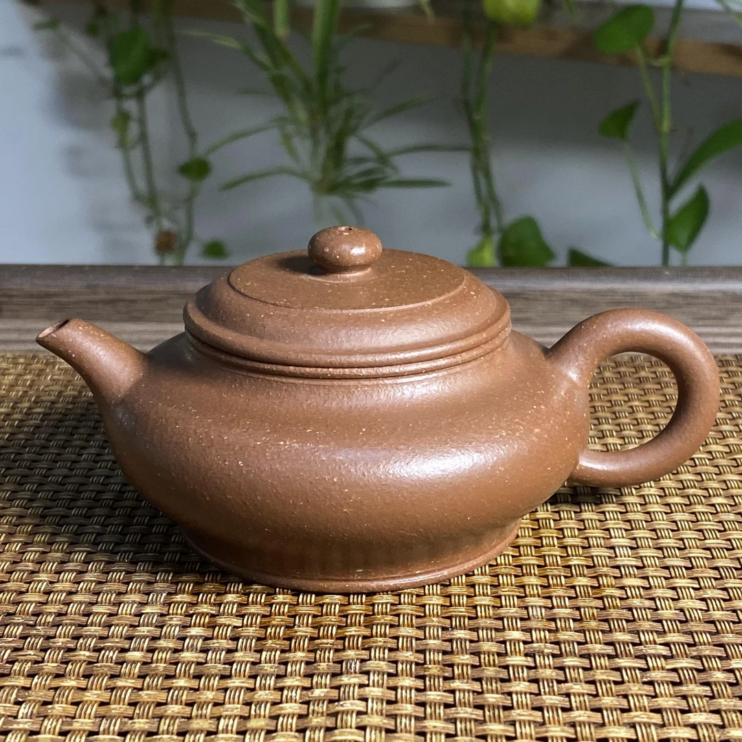 FLP-042   宜兴手工紫砂   虚扁