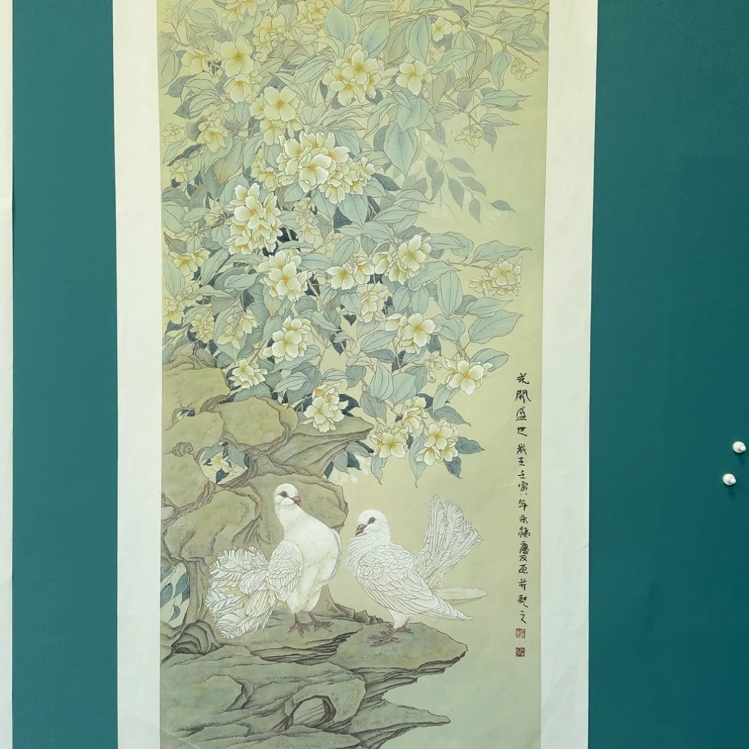 国画李庆友花鸟作品