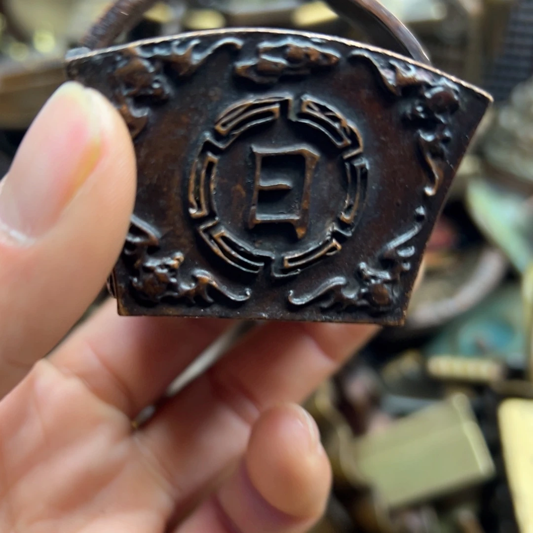 铜摆件欢迎欢迎你