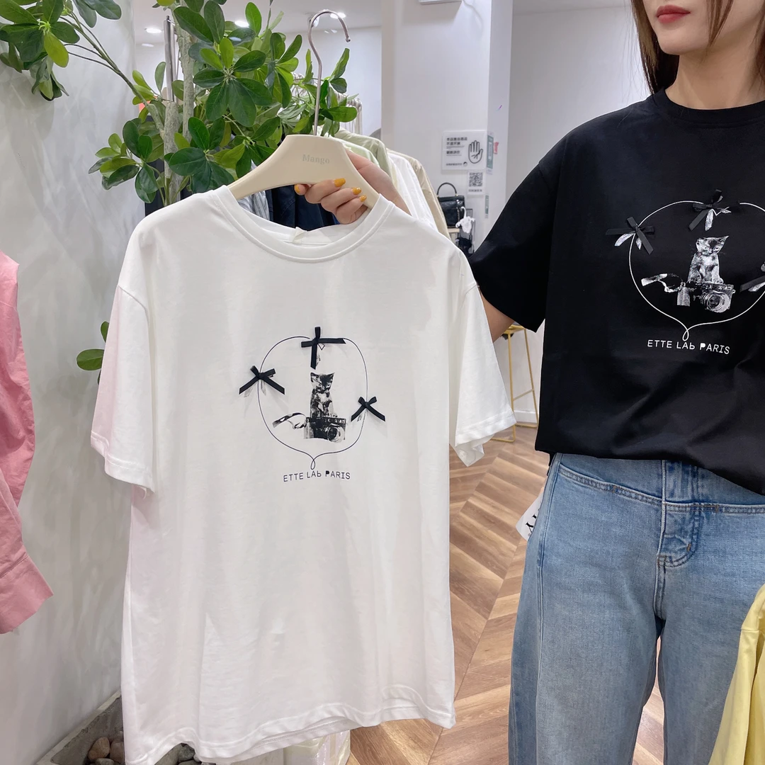 8210 蝴蝶结半袖