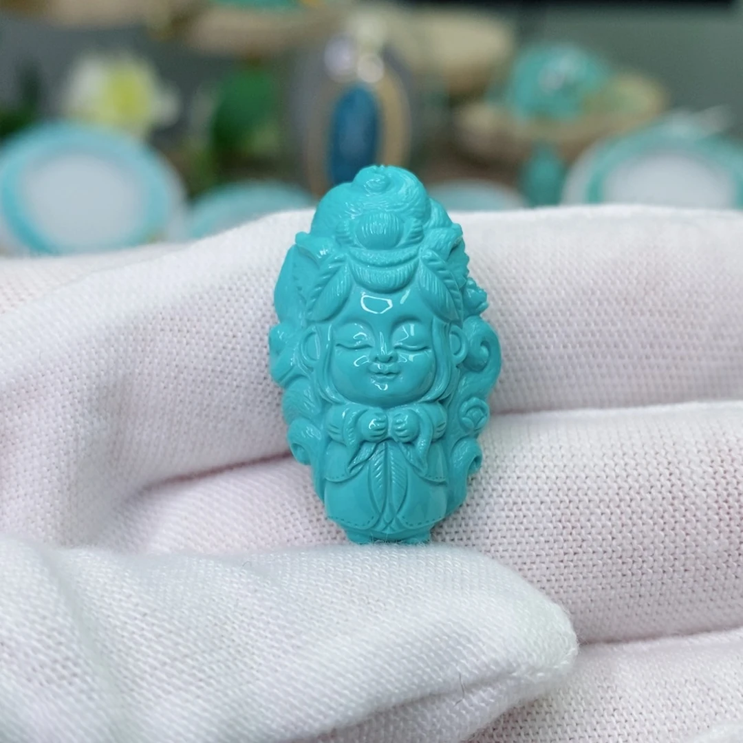 未镶嵌绿松石珠宝奇石