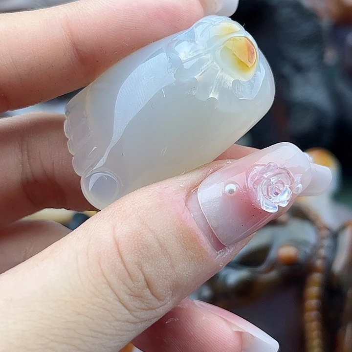 玛瑙手饰未镶嵌不**话