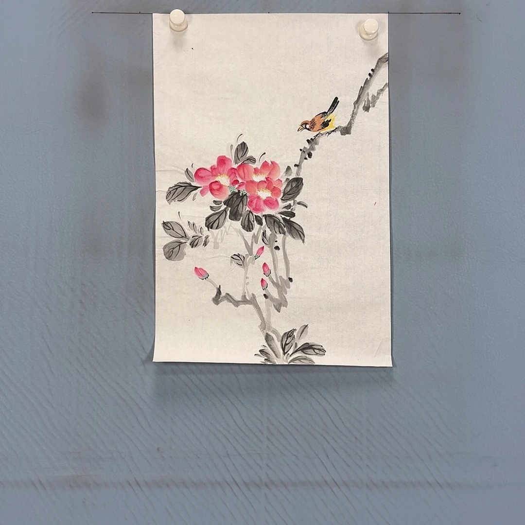 国画1333 牡丹仙子好可爱