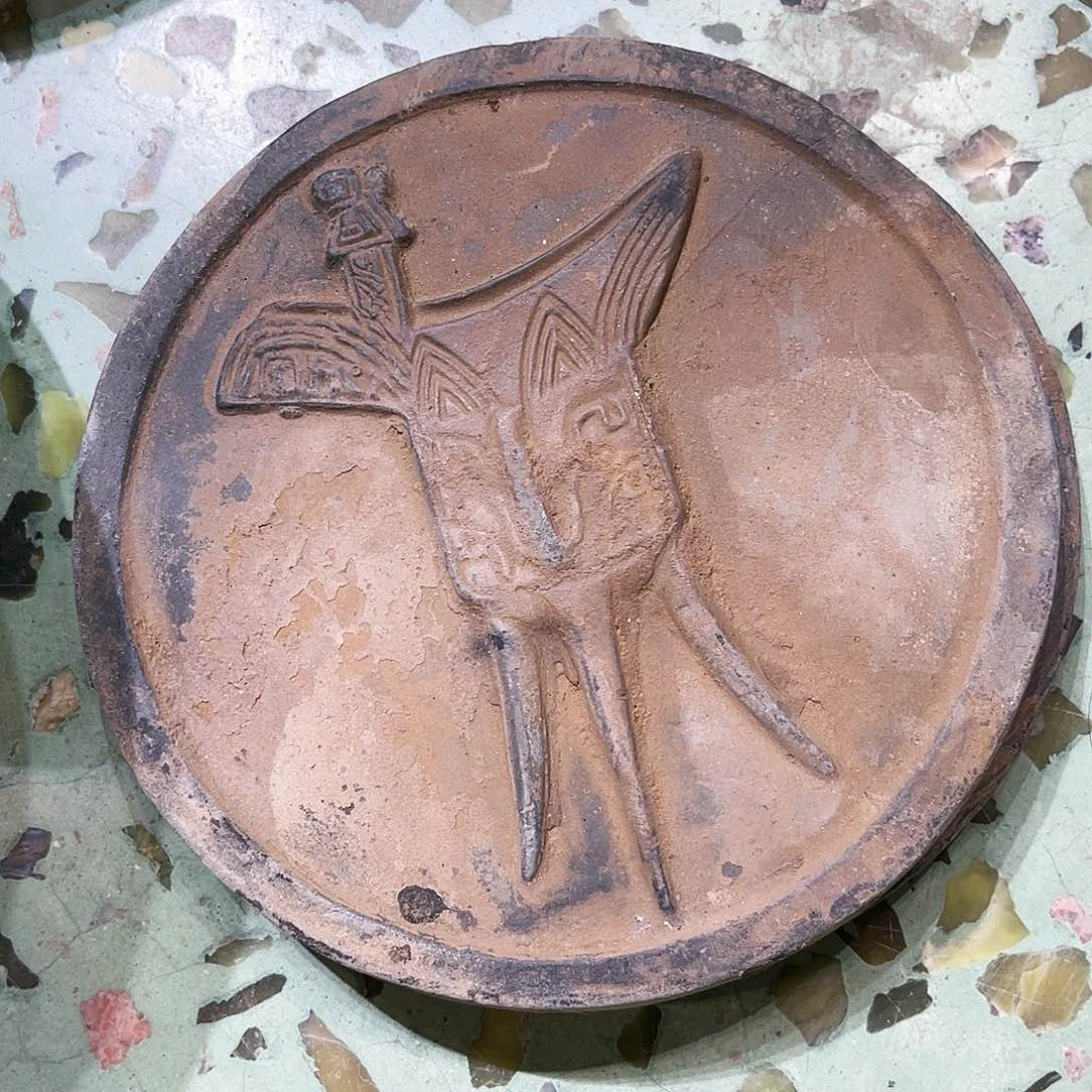 瓦当摆件茶台的一