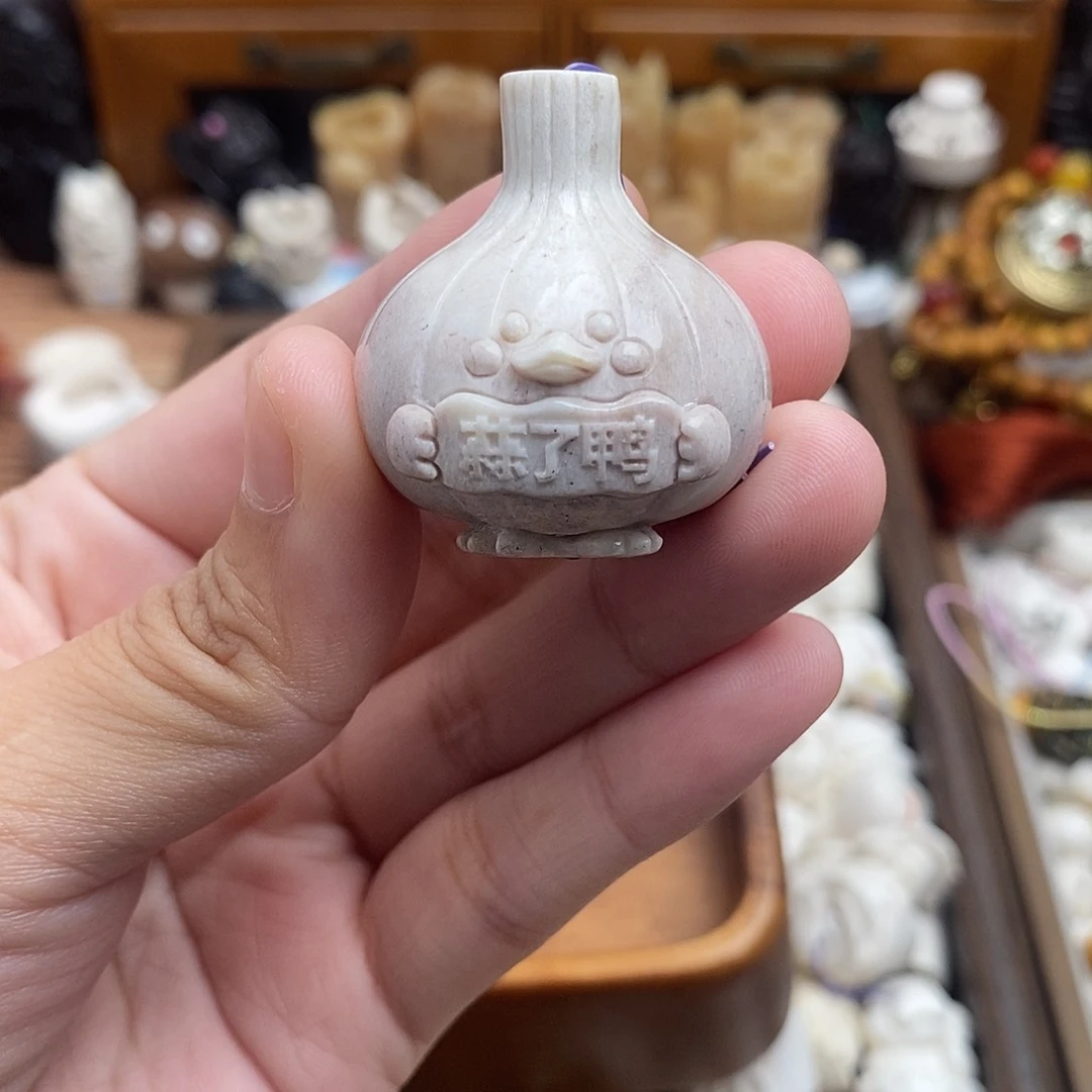 鹿骨把件c33蒜了鸭