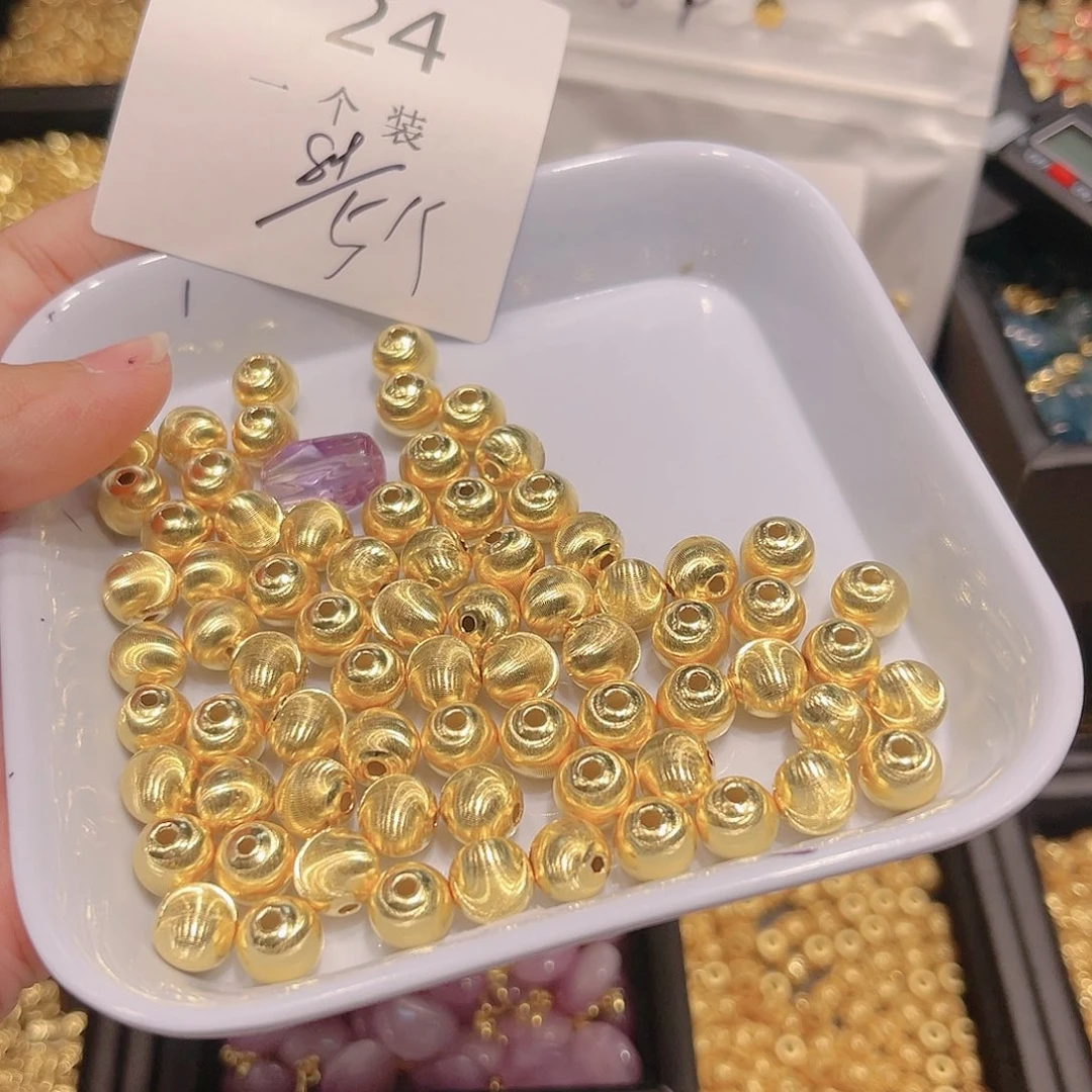 紫晶珠宝半成品银S925镀金镶嵌24