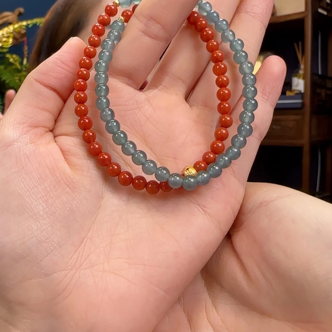 手链未镶嵌南红玛瑙