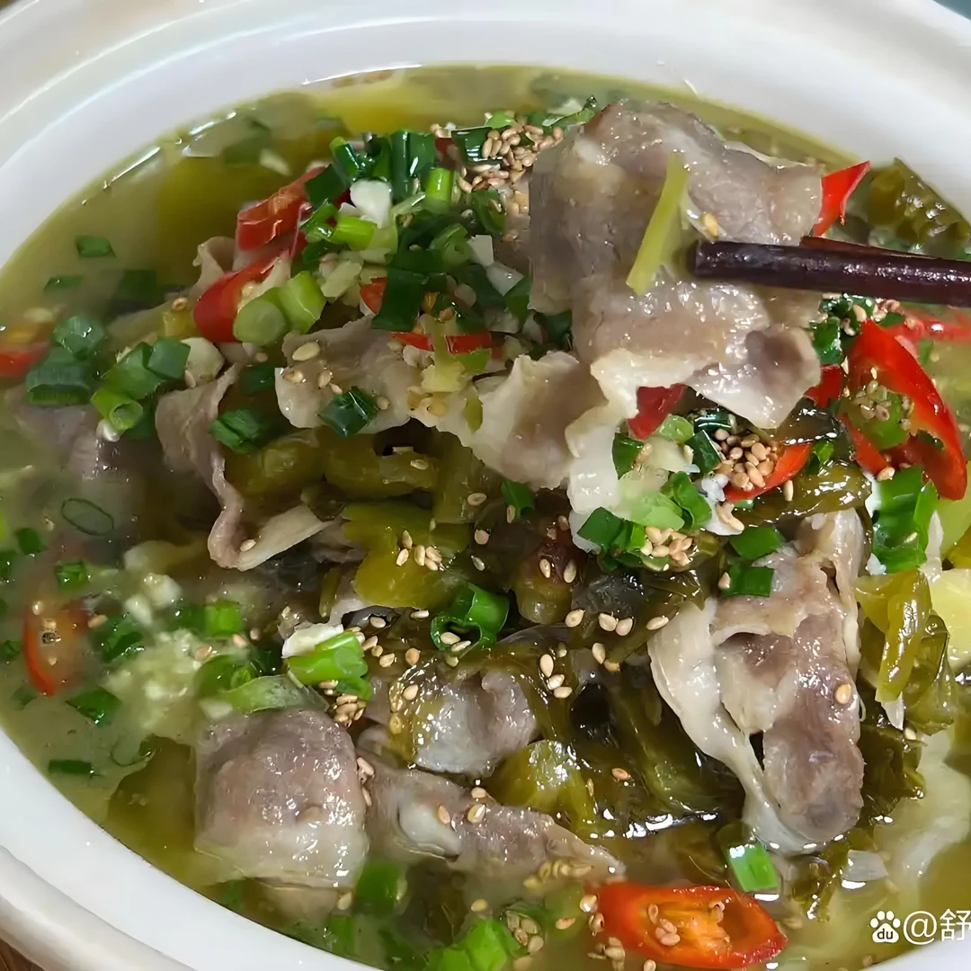 酸菜羊肉
