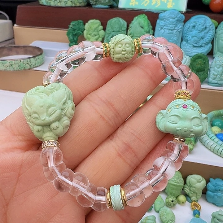 未镶嵌绿松石项链