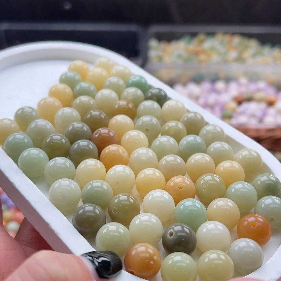 白玉菩提吊坠A/11mm/50+60颗