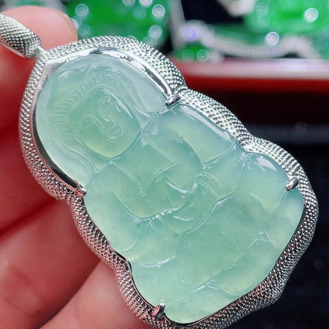 翡翠颈饰未镶嵌363，