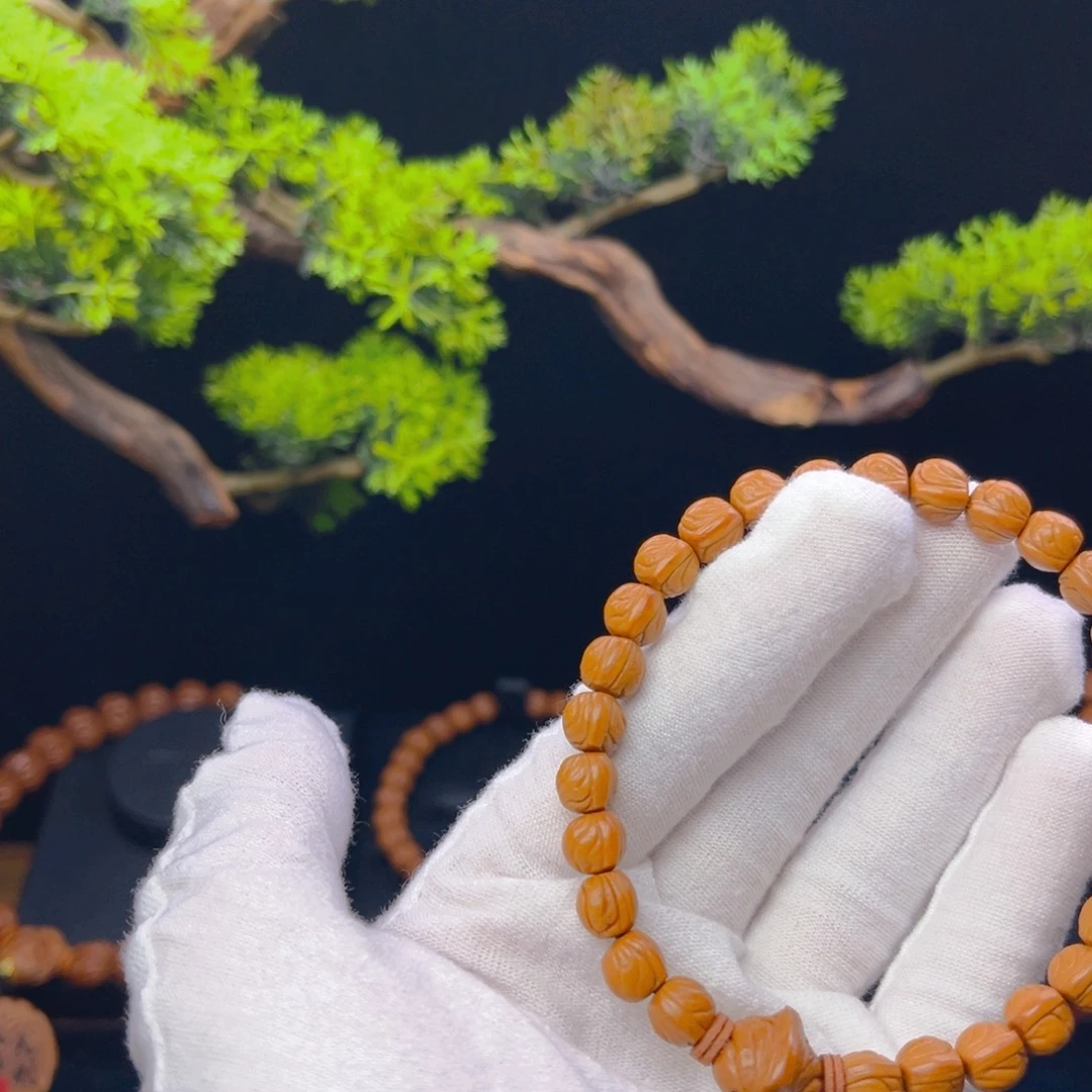 若***雨桃核吊坠野生桃核