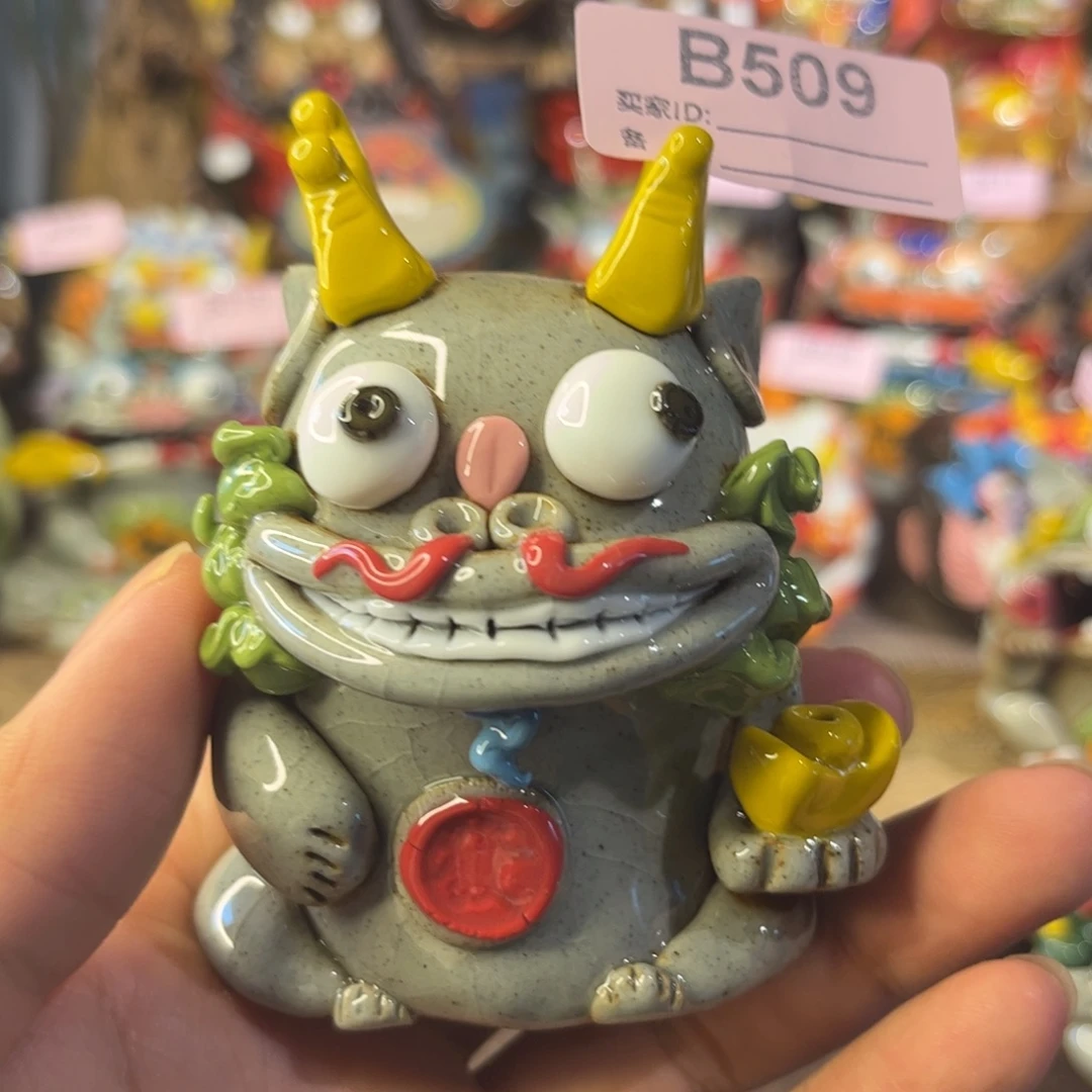 泥塑纯手工茶宠摆件