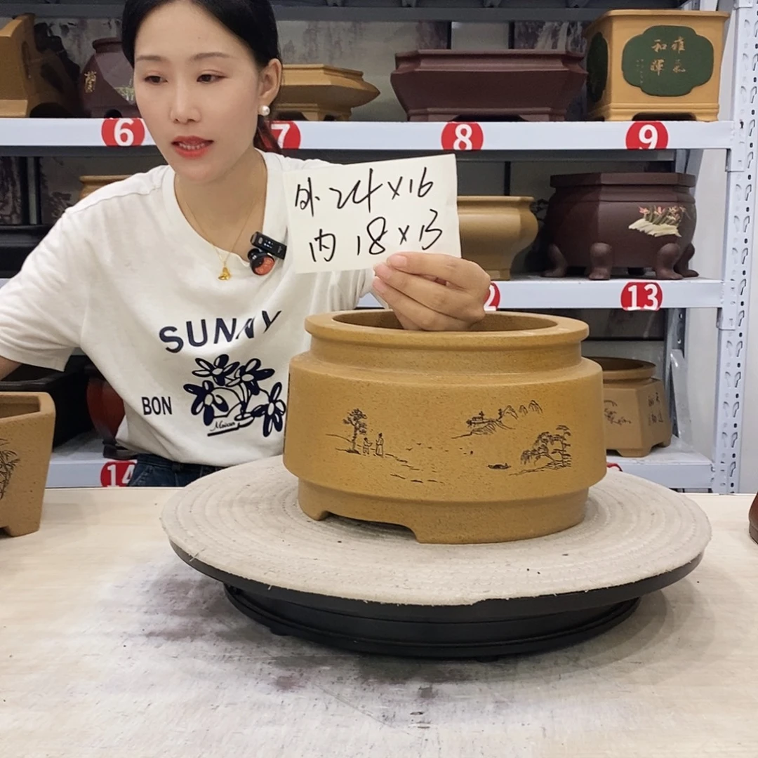 紫砂花盆紫砂花盆