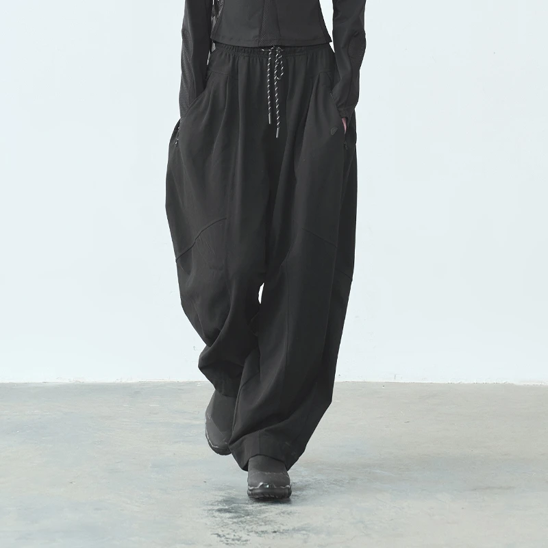 半圆女装[运动]2025春季新款轻运动休闲束脚裤女分小众感15613213