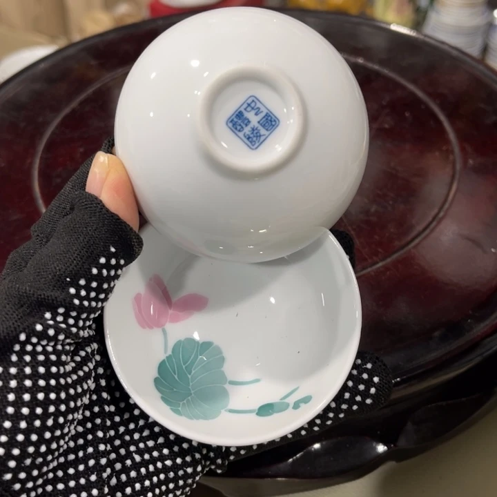 醴陵高温瓷器釉下50毫升2个