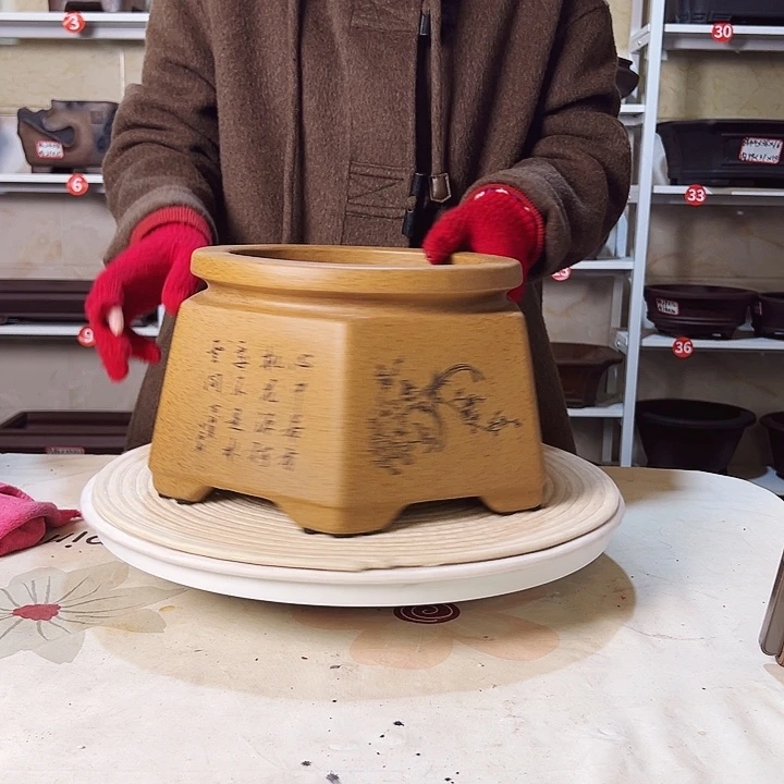 紫砂紫砂花盆花盆