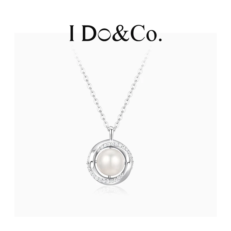 I Do&Co. 坠链均925银仿珍珠 莫比乌斯项链女款 轻奢小众锁骨链