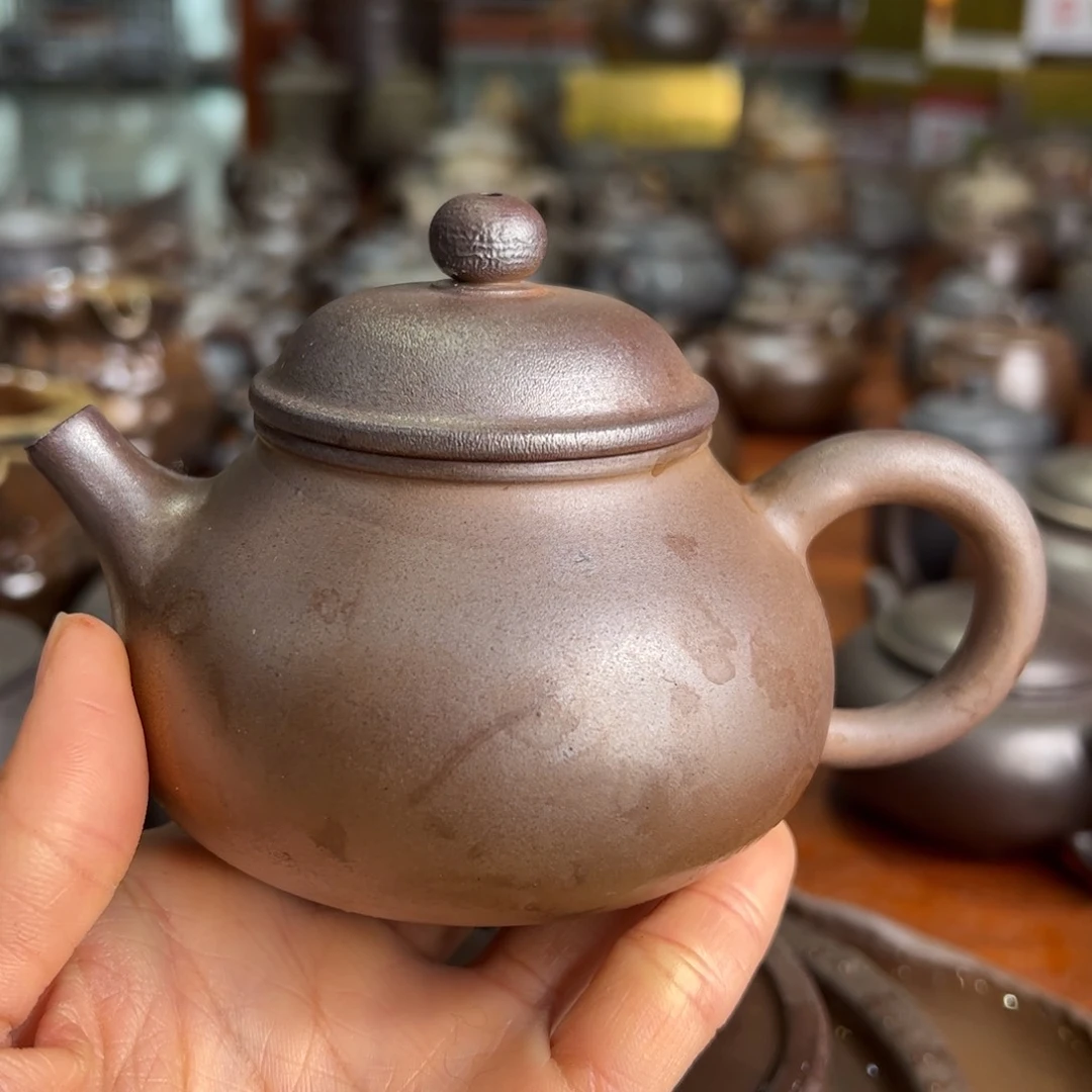 贵台龙窑柴烧茶壶103