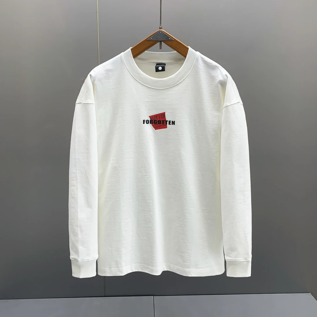 美式潮流纯棉印花男士长袖卫衣秋冬时尚百搭圆领套头帅气青年上衣