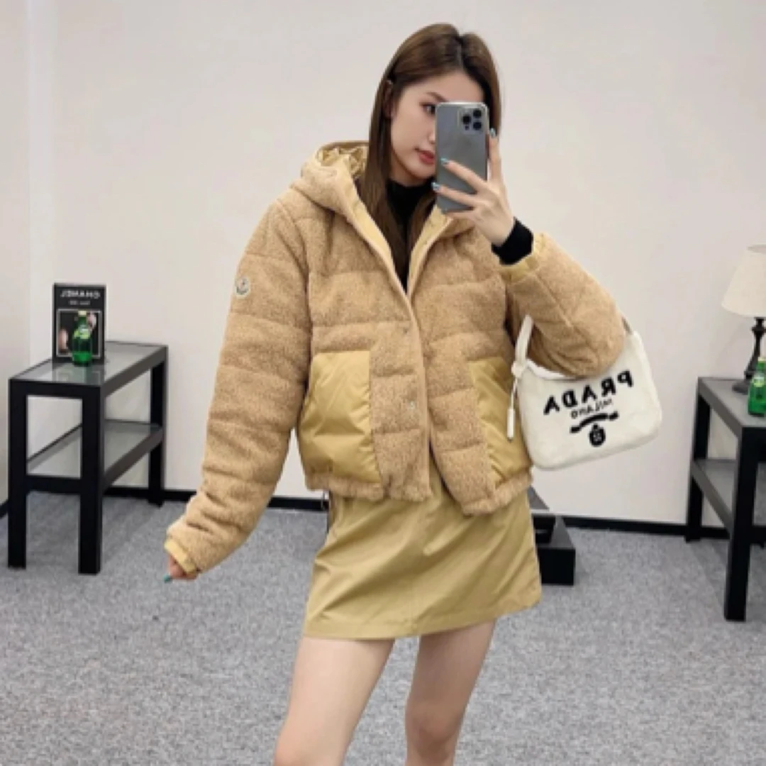 未使用 MONCLER 徽标泰迪羽绒服/2码/全新原吊 备用扣/30016