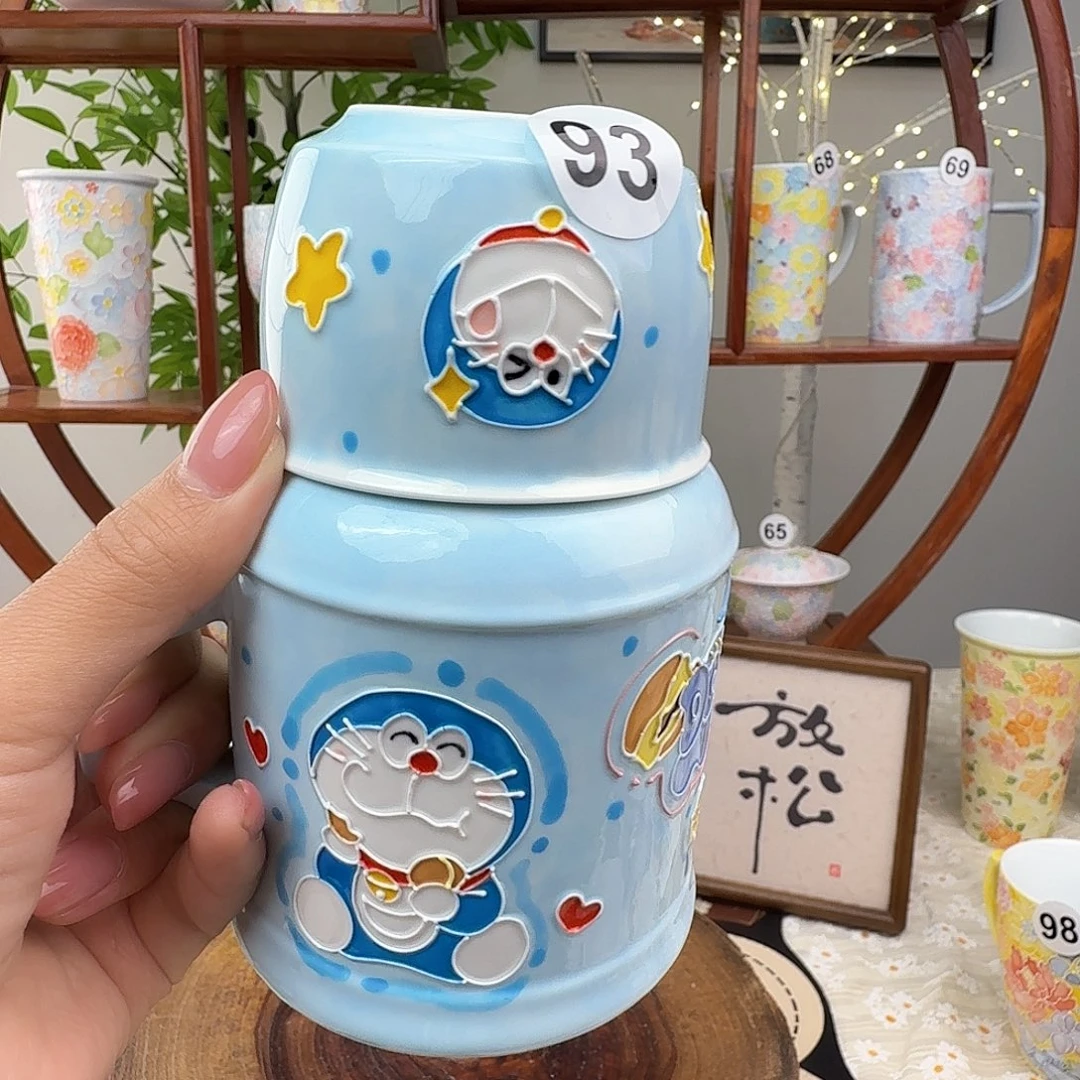 S93景德镇手绘高温釉下彩