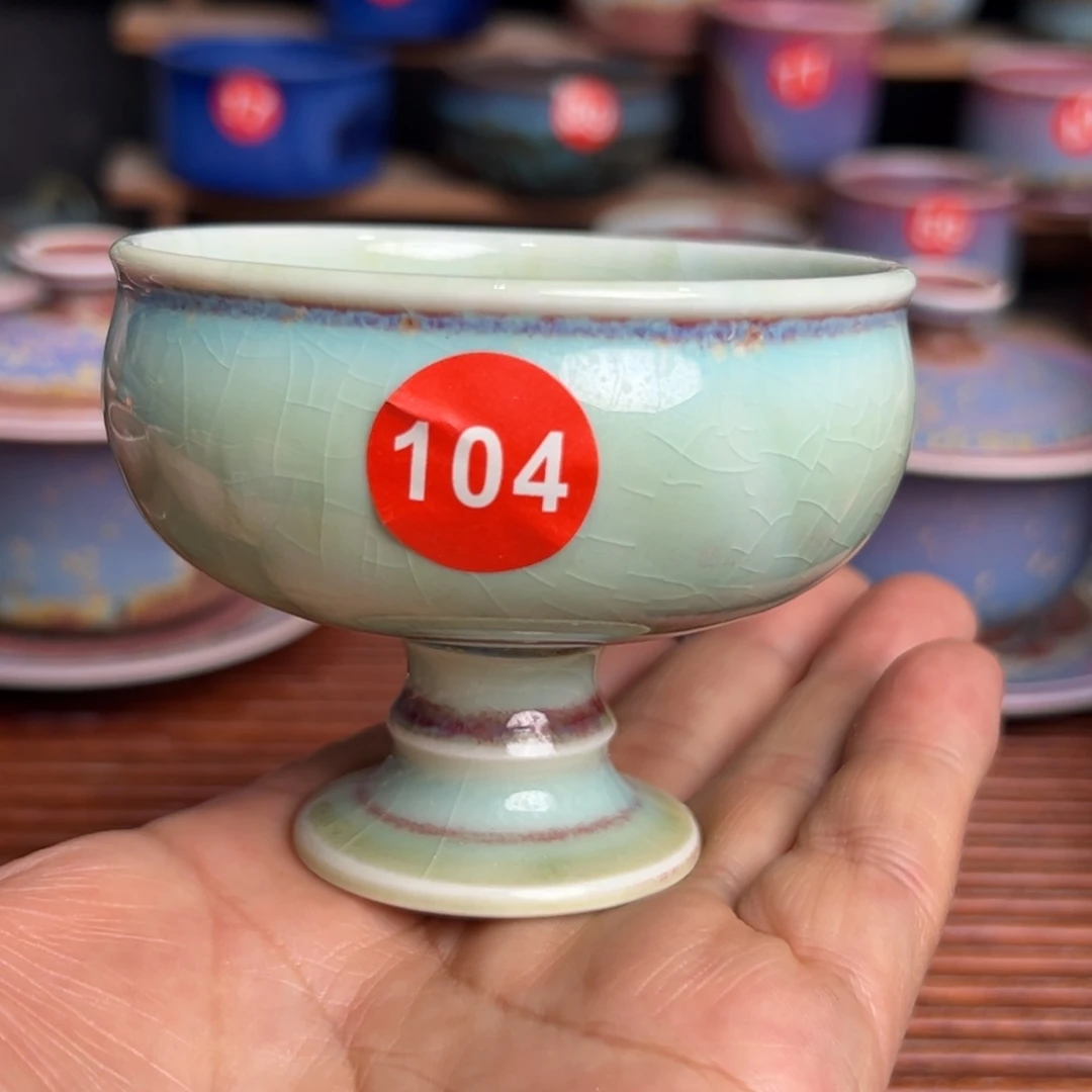 手工制作钧窑茶器