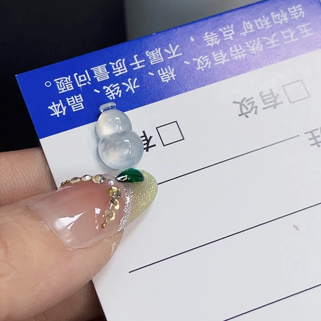 裸石翡翠XB003高冰炸光葫芦