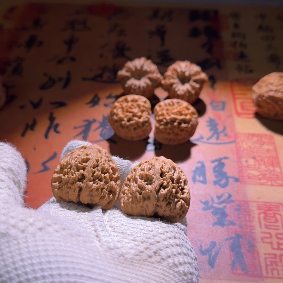 魑***魉吊坠文玩核桃38南疆石