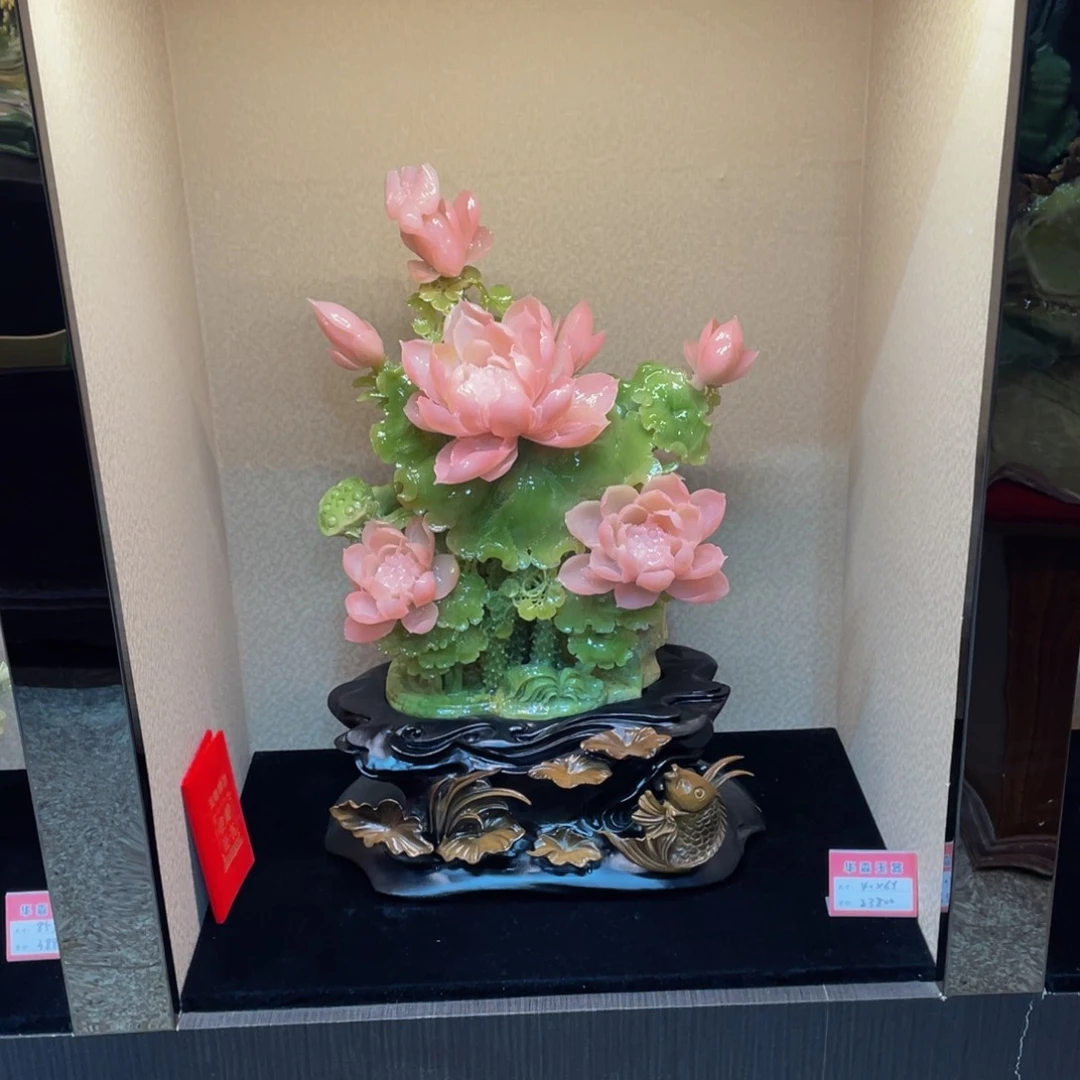 蛇纹石玉未镶嵌摆件