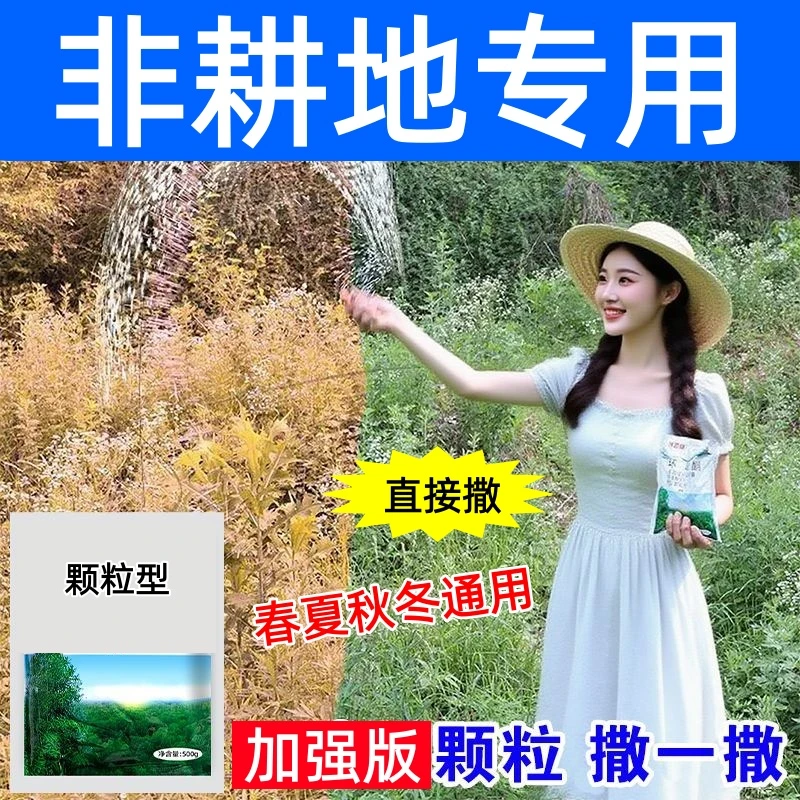 环秦酮（厂家直销）杂草藤蔓芦苇庭院厂区公路专用颗粒直接撒通用