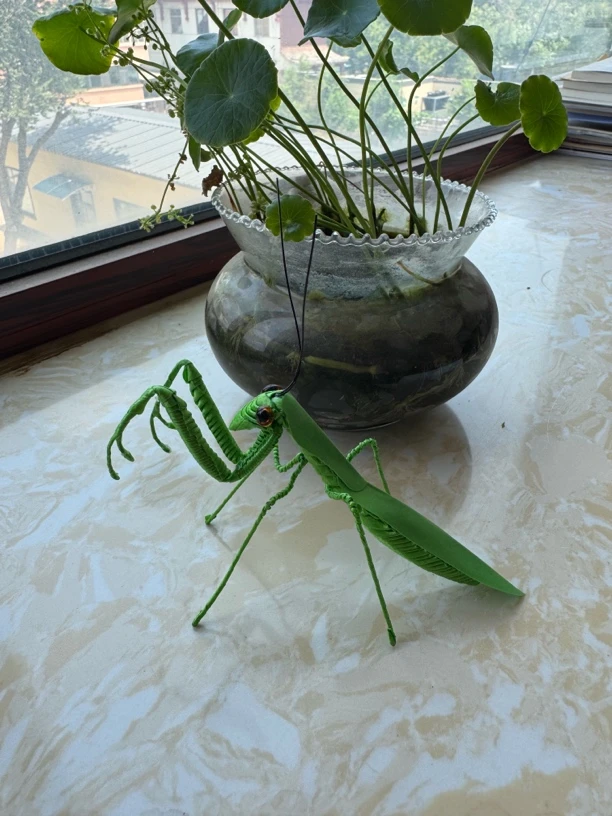 螳螂模型昆虫丝编工艺礼品
