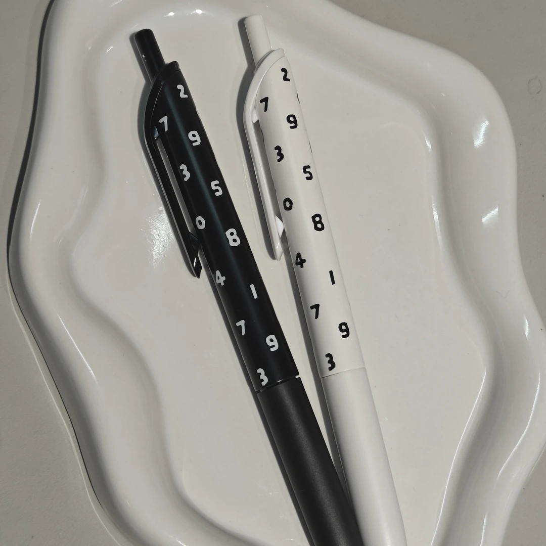 【两支】国誉SOUSOU联名按动式中性笔简约按动笔黑色0.5mm学生用