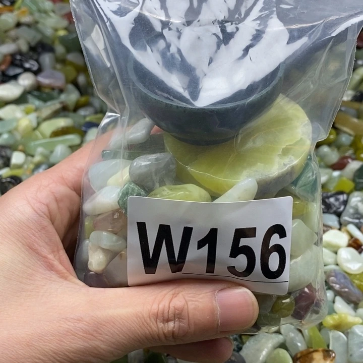 蛇纹石玉未镶嵌鱼缸石