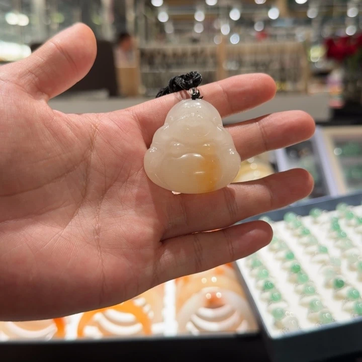 石英质玉未镶嵌吊坠(不含链)