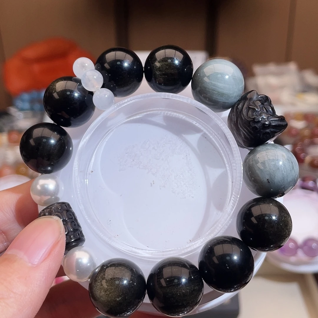 未镶嵌手链水晶金耀石手机款16m