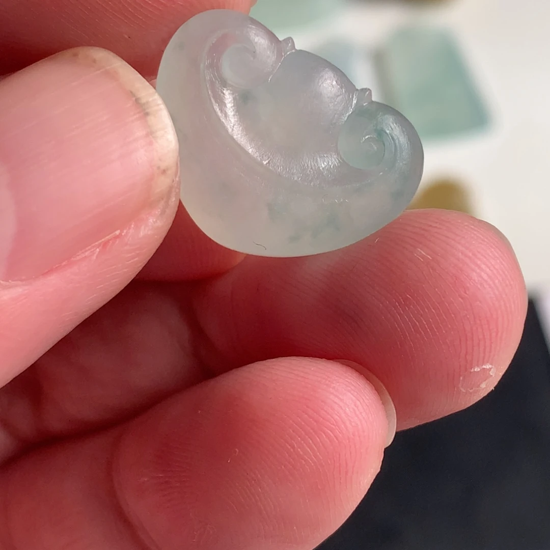 定制翡翠未镶嵌翡翠如意头