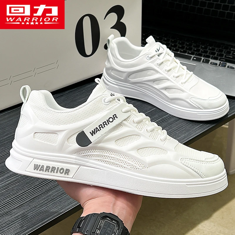 回力男鞋小白鞋2025夏季新款百搭网面透气轻便软底休闲板鞋子男款