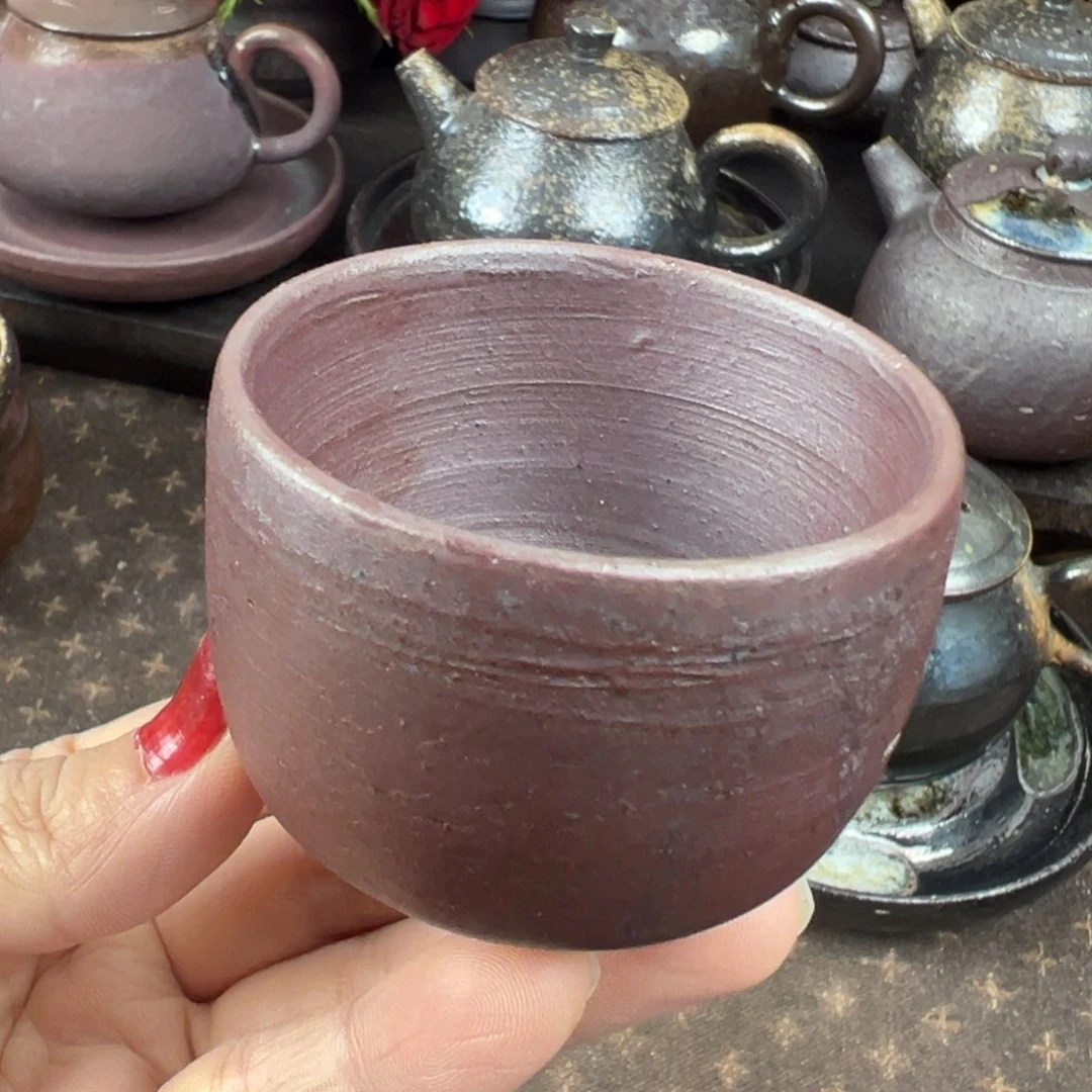 柴烧柴烧茶器主人杯