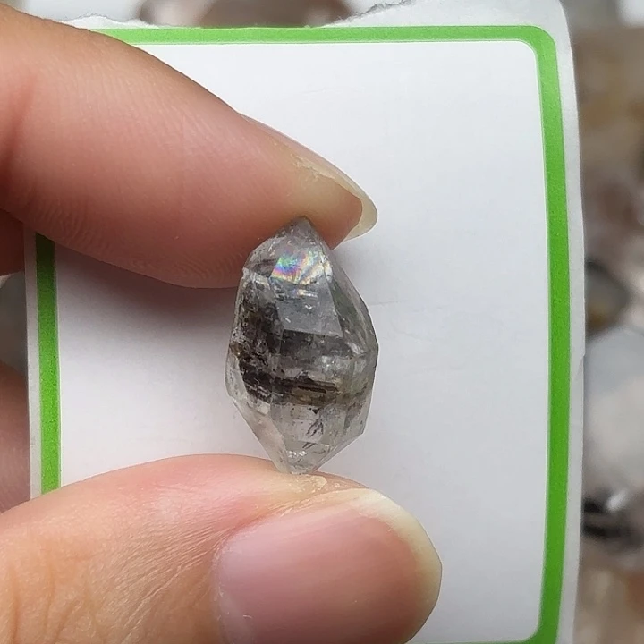 水晶未镶嵌颈饰彩虹闪灵钻18mm+