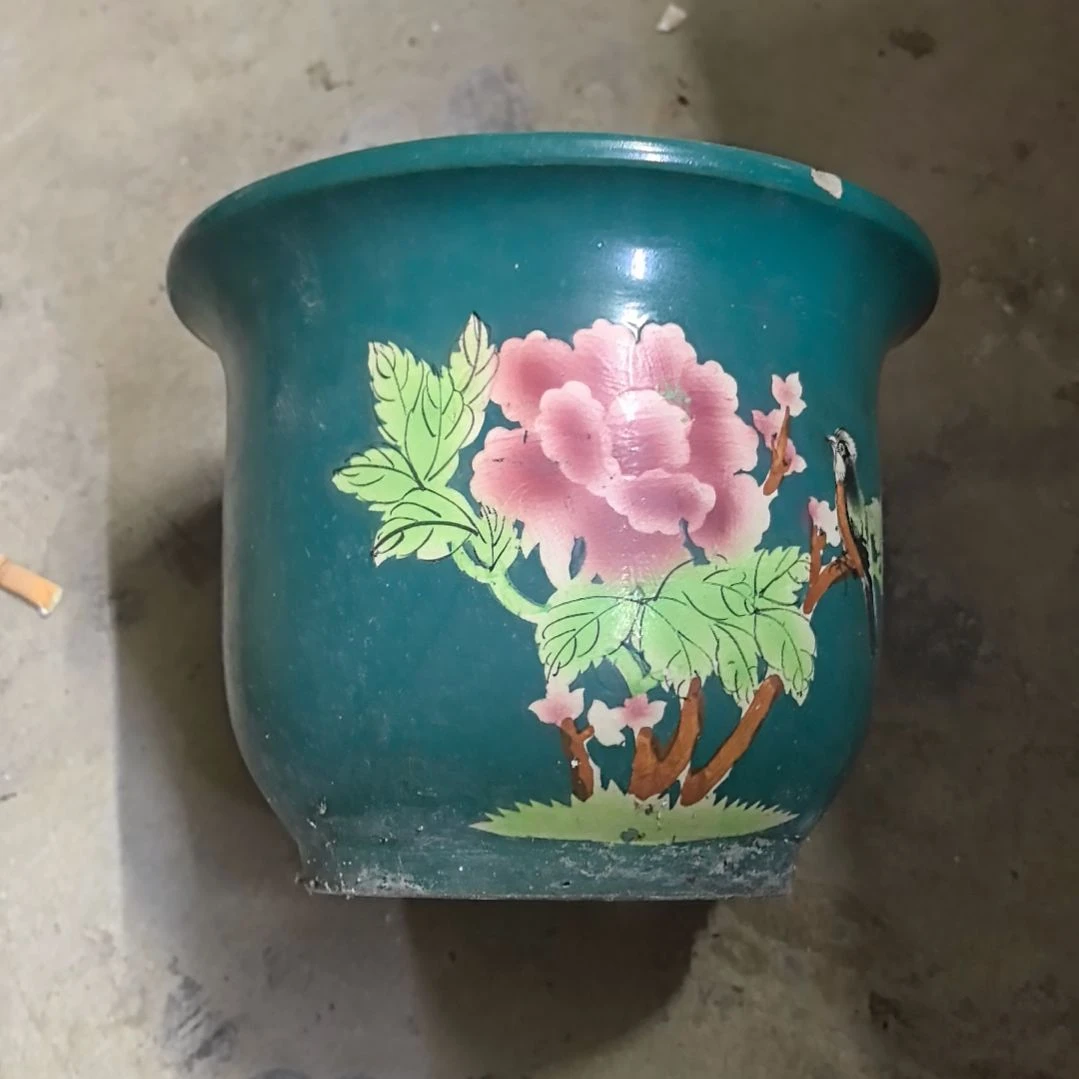 L***者粉彩瓷器花盆一个包邮