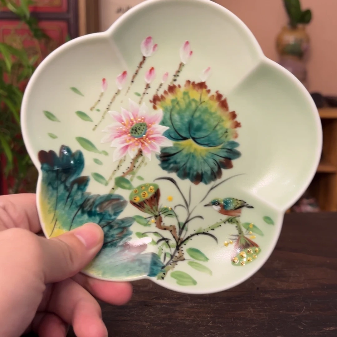 柴烧手工手绘陶瓷