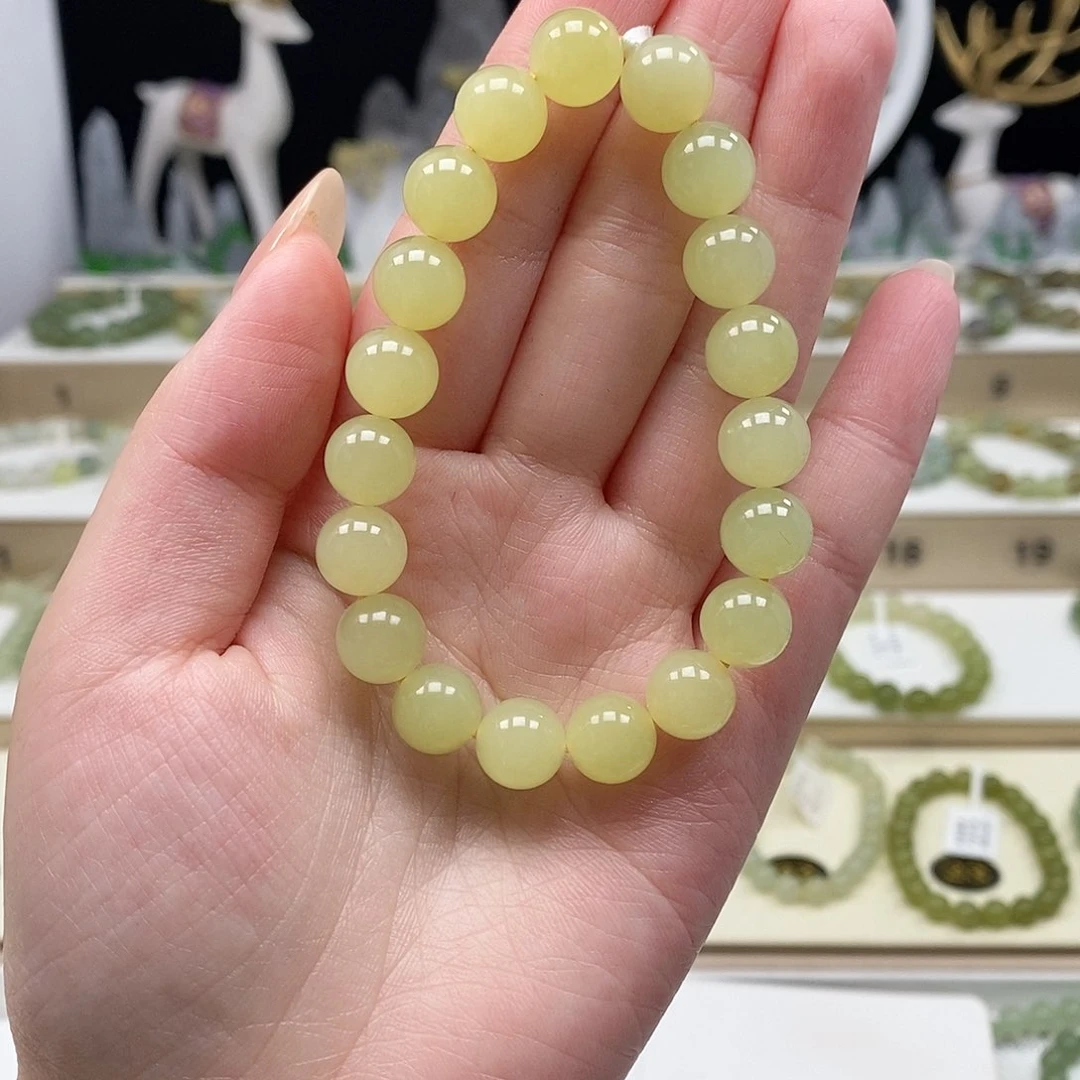 未镶嵌手链和田玉心**向