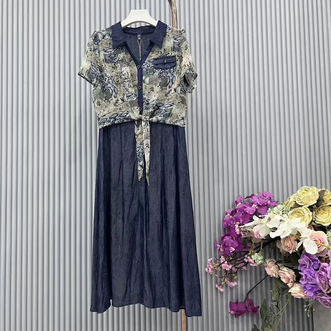 【A1067】新款优雅洋气时尚修身显瘦高端气质夏季连衣裙