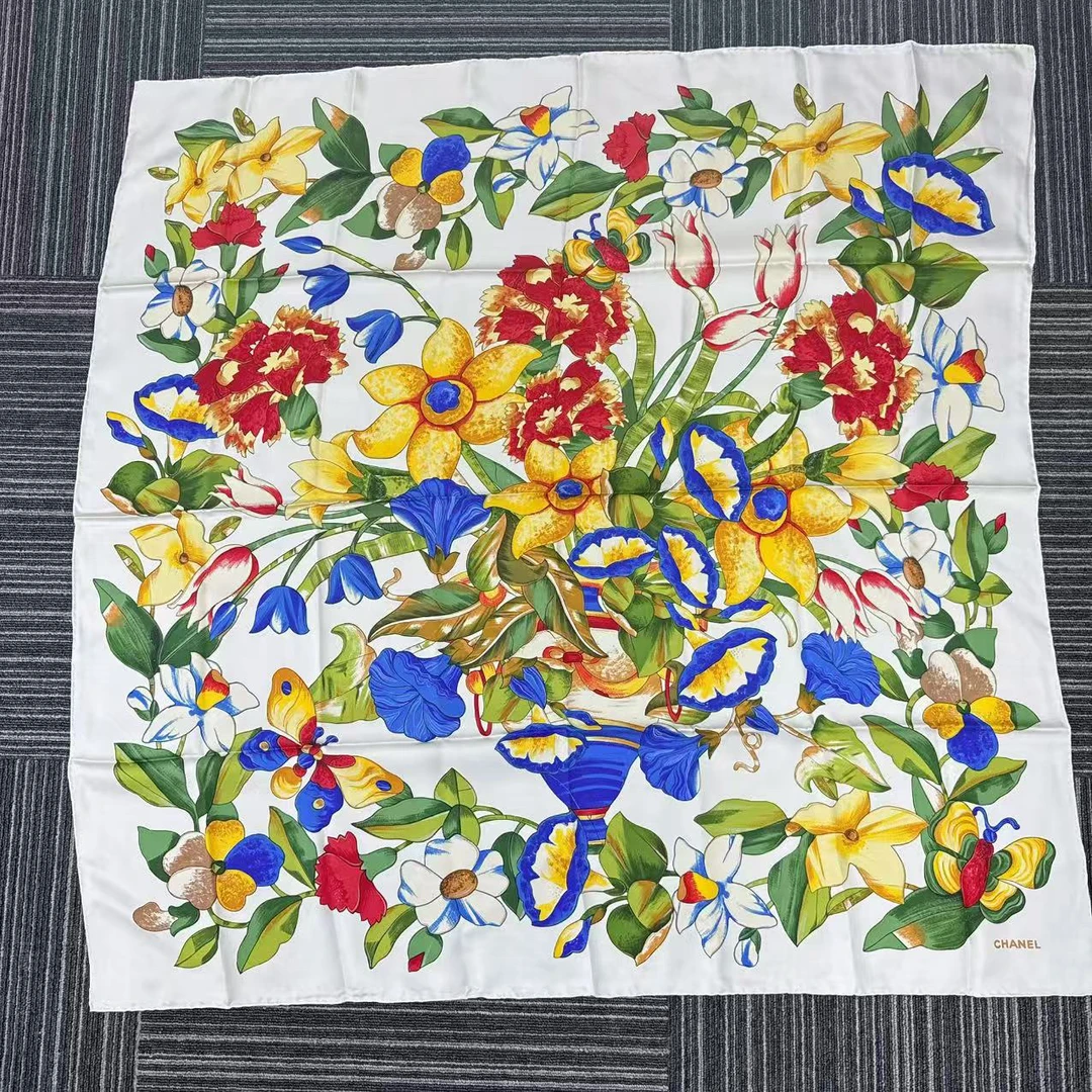 95新 Chanel/香奈儿 Chanel vintage香奈儿中古丝巾