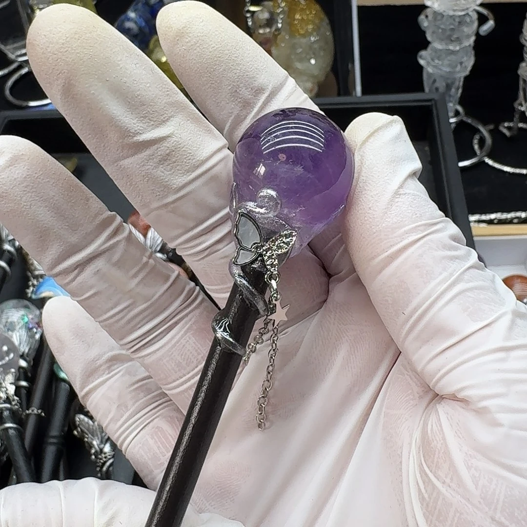 玉***珑烟晶未镶嵌颈饰紫水晶